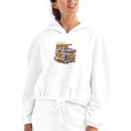 Rob Trent Eldora Speedway FFN#1 Design 1 - Women’s Cropped Hoodie