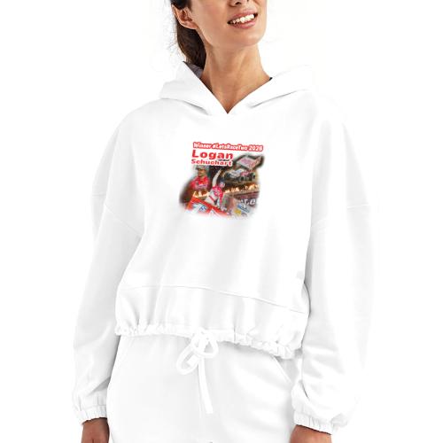 Logan Schuchart #LetsRaceTwo Winner - Women’s Cropped Hoodie