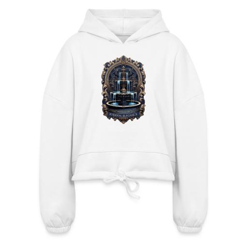 Gilded Baroque Fountain T-Shirt - Women’s Cropped Hoodie