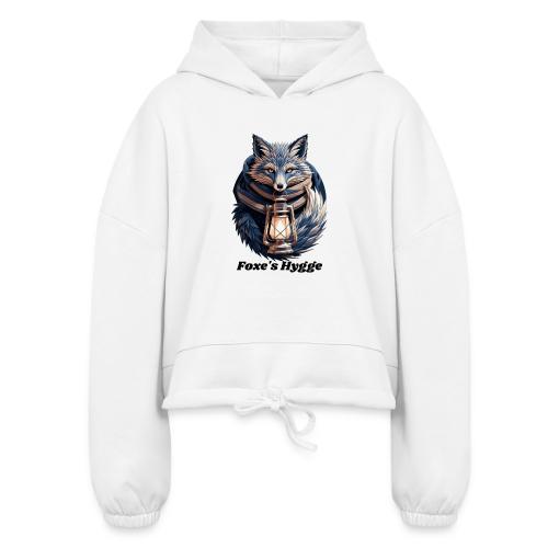 Hygge Ember Fox T-Shirt - Women’s Cropped Hoodie