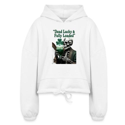 Lucky Skeleton Stout T-Shirt - Women’s Cropped Hoodie