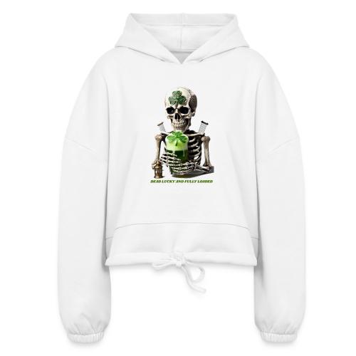Eternal Stout Skeleton Graphic Tee - Women’s Cropped Hoodie