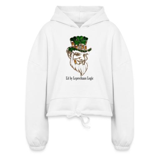 Leprechaun Lantern Mischief T-Shirt - Women’s Cropped Hoodie