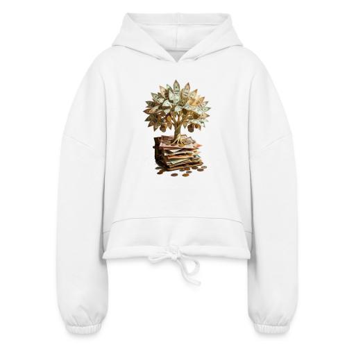 Dad Tax Collector T Shirt - Women’s Cropped Hoodie
