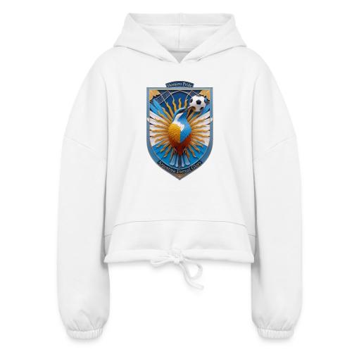 Argentina Hornero Soccer T Shirt, Football Gift - Women’s Cropped Hoodie