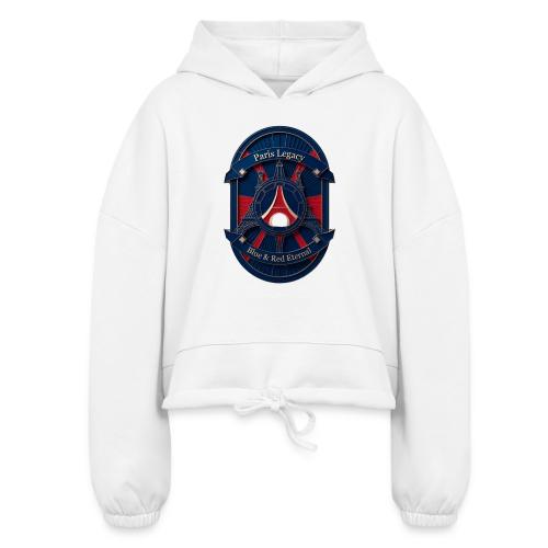 Paris Pride Heritage T Shirt, Soccer Fan Gift - Women’s Cropped Hoodie