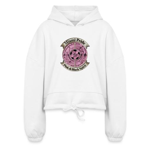 Miami Pride T Shirt, Soccer City Pride Gift - Women’s Cropped Hoodie