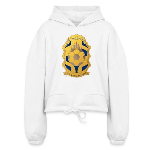 Riyadh Crown T Shirt, Modern Desert Pride Gift - Women’s Cropped Hoodie