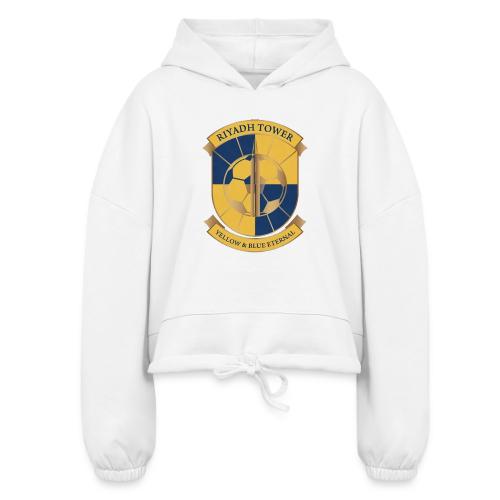 Riyadh Tower Premium T Shirt, Football Pride Gift - Women’s Cropped Hoodie
