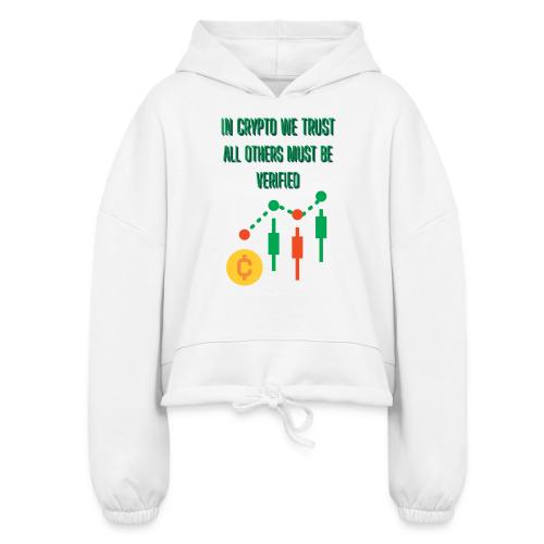 Sarcastic Bitcoin Investor T-shirt - Women’s Cropped Hoodie