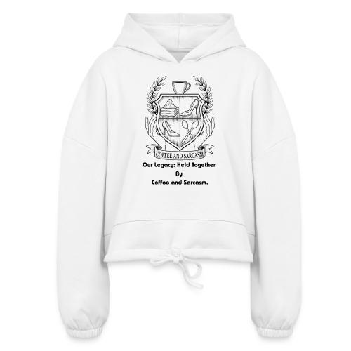 Sarcastic Mom T-Shirt, Mug - Women’s Cropped Hoodie