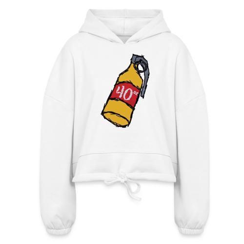 40 oz. Grenade - Women’s Cropped Hoodie