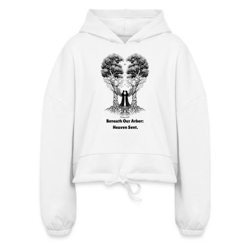 Angelic Guardian T-Shirt, Mug - Women’s Cropped Hoodie