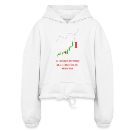 Technical Analysis Trading T-Shirt| Sarcastic - Women’s Cropped Hoodie