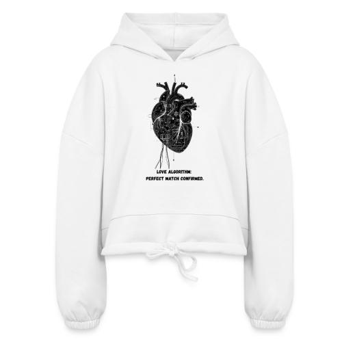 Love Algorithm T-Shirt - Women’s Cropped Hoodie
