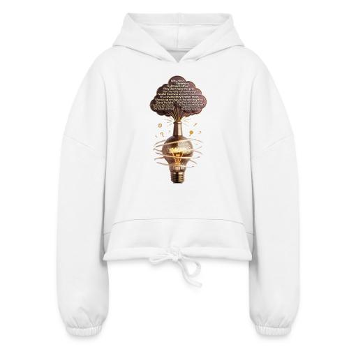 Dad Joke Generator T Shirt - Women’s Cropped Hoodie