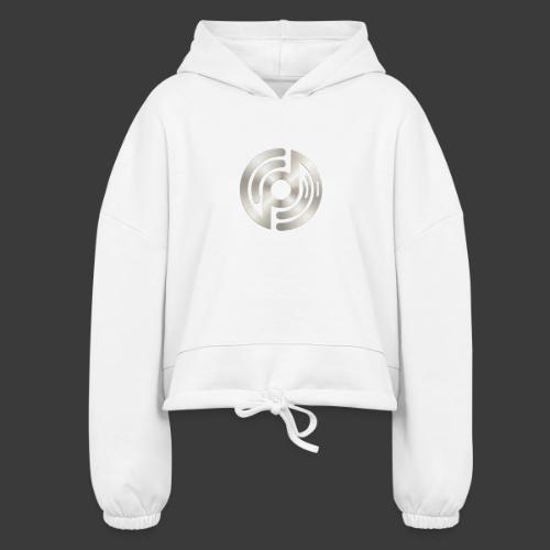 Open Musicians Collective Chrome Logo - Women’s Cropped Hoodie
