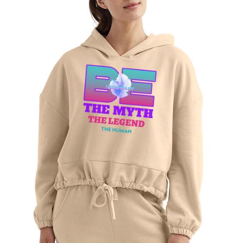 Be Legendary - Women’s Cropped Hoodie