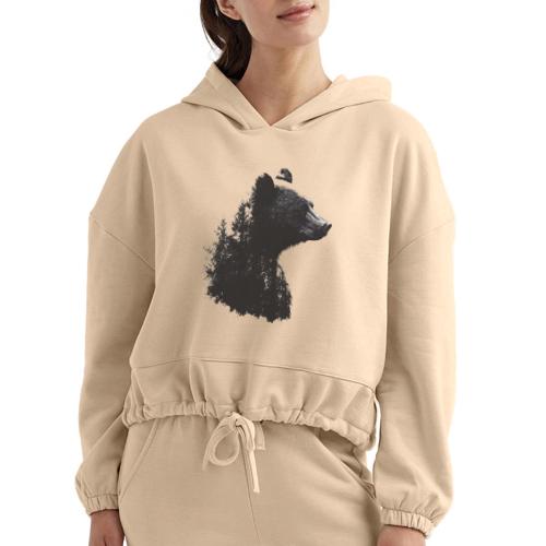 Forest Within the Bear - Women’s Cropped Hoodie