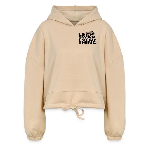 LS Swap Everything (Front & Back) - Women’s Cropped Hoodie