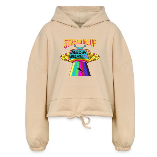 Stream Me Up | Streaming TV UFO - Color - Women’s Cropped Hoodie