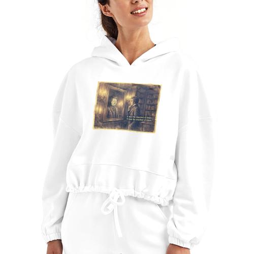 Smartest of Times - Women’s Cropped Hoodie