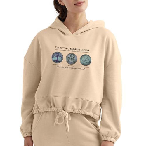 The Psychic Traveler Society (Emblems) - Women’s Cropped Hoodie