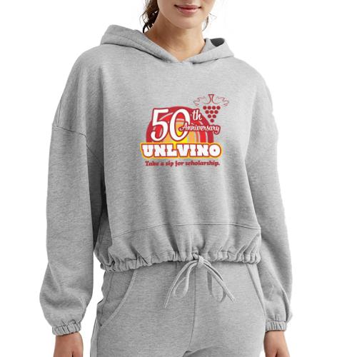 50th Unlvino - Women’s Cropped Hoodie