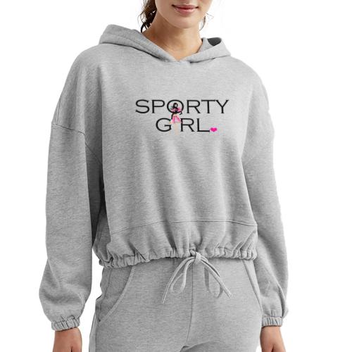 SPORTY GIRL - Women’s Cropped Hoodie