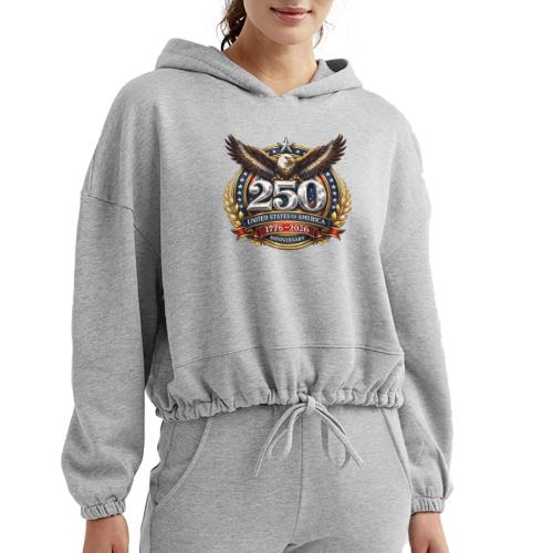 American Eagle USA 250th Anniversary 1776–2026 - Women’s Cropped Hoodie