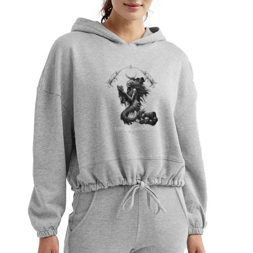 love and haunted - Women’s Cropped Hoodie
