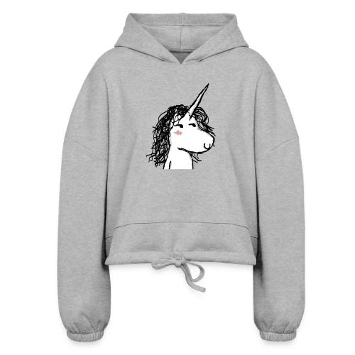 Unicorn Kaede - Women’s Cropped Hoodie
