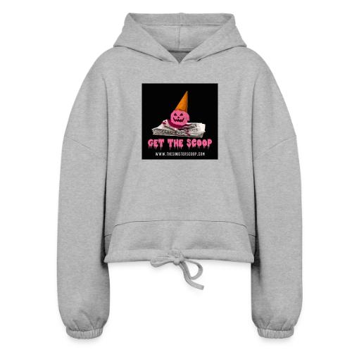 New Pink Scoop - Women’s Cropped Hoodie