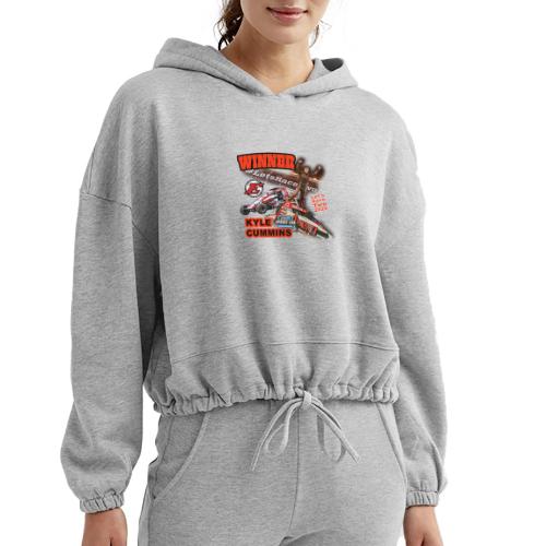 Kyle Cummins #LetsRaceTwo Winner - Women’s Cropped Hoodie