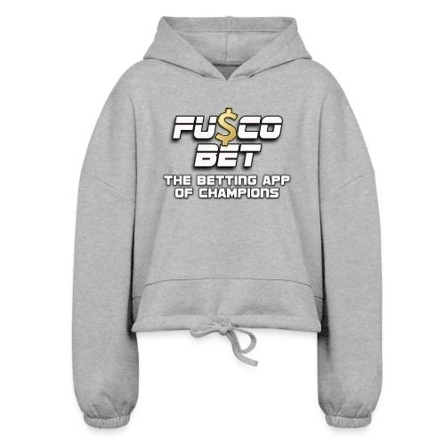 Official FuscoBet Logo - Women’s Cropped Hoodie
