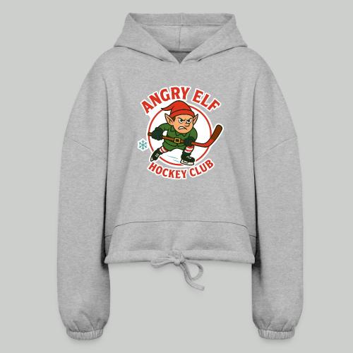 Angry Elf Hockey Club - Women’s Cropped Hoodie