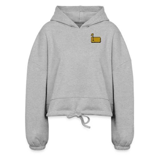 Pittsburgh Golf (Embroidered Headwear) - Women’s Cropped Hoodie