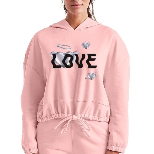 LOVE - Women’s Cropped Hoodie