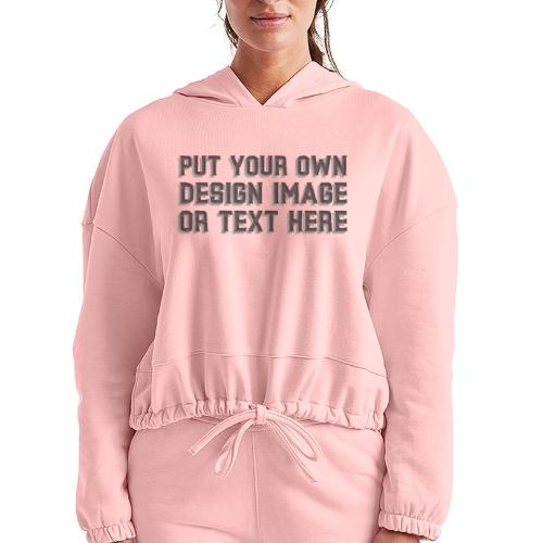 Make your apparel with your design, image and text - Women’s Cropped Hoodie