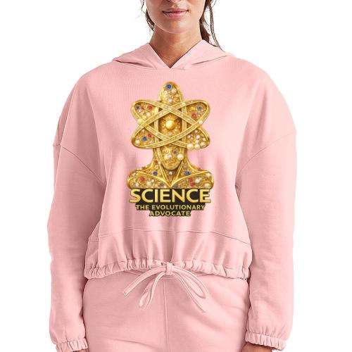 Science the Evolutionary Advocate - Women’s Cropped Hoodie