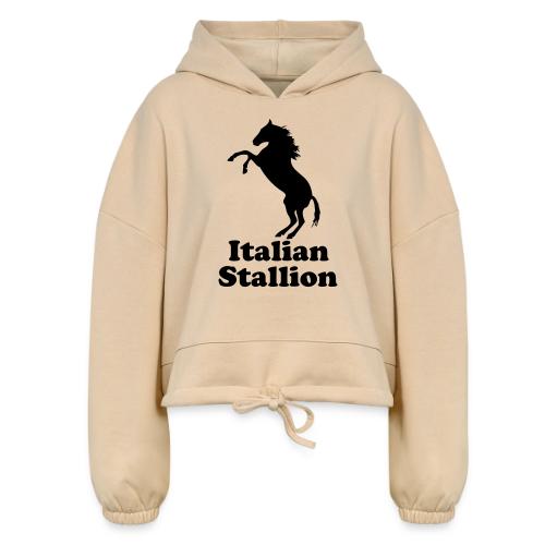 Italian Stallion - Women’s Cropped Hoodie