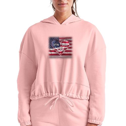 1776-2026 | 250 Years USA - Women’s Cropped Hoodie