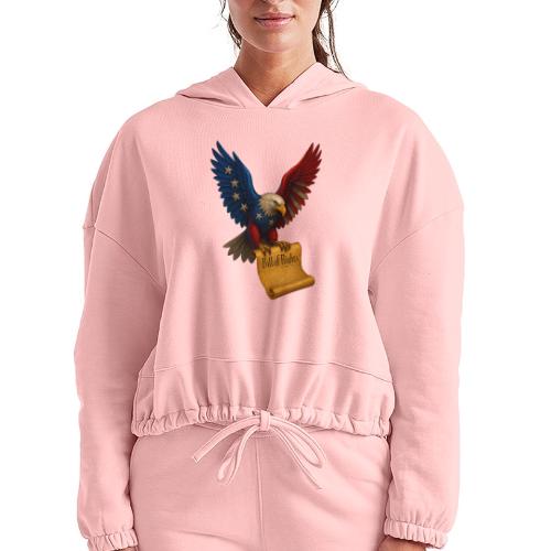 Bill of Rights Bald Eagle - Women’s Cropped Hoodie