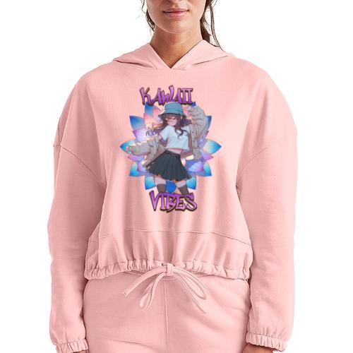 Kawaii Vibes - Women’s Cropped Hoodie