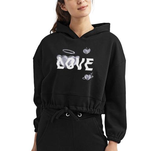 LOVE - Women’s Cropped Hoodie