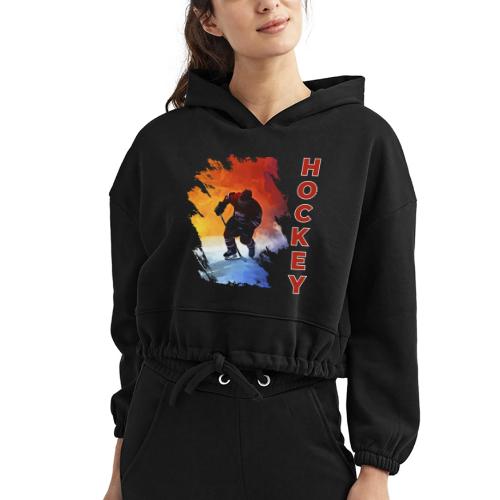 Hockey Energy - Women’s Cropped Hoodie