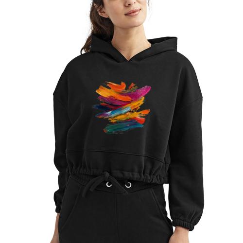 Harmony in Motion - Women’s Cropped Hoodie