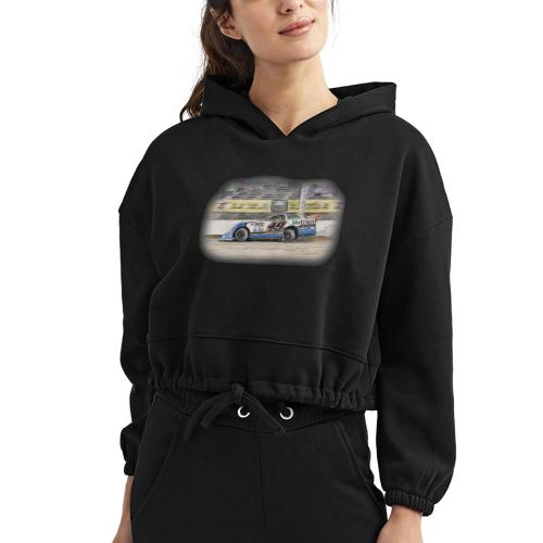 Johnathan Davenport's #49 B - Women’s Cropped Hoodie