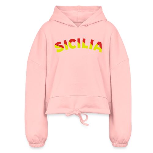 SICILIA - Women’s Cropped Hoodie