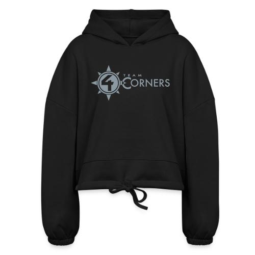 Team 4 Corners 2018 logo - Women’s Cropped Hoodie